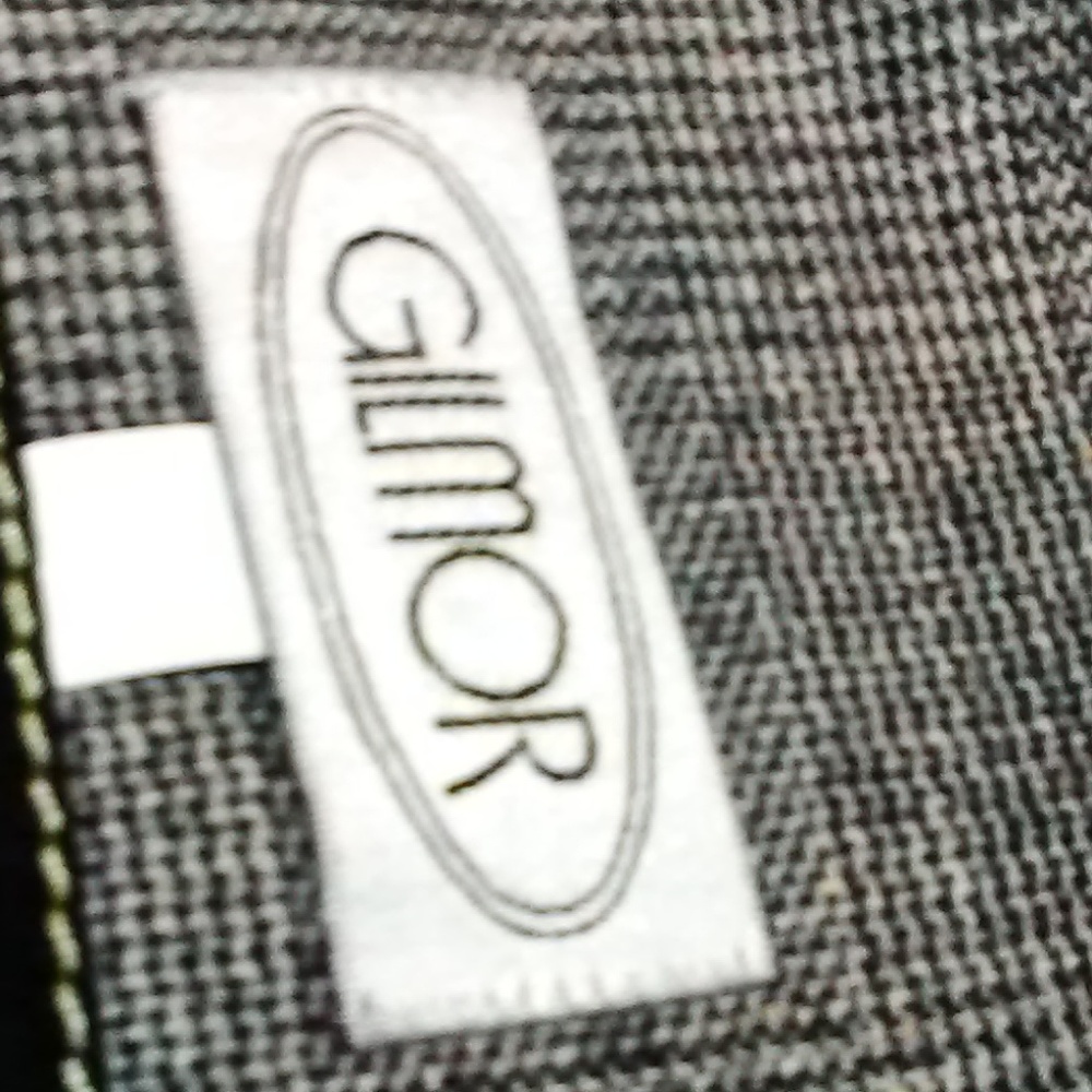 Gilmor Hughes Glen Plaid Short Blazer Vintage 80's